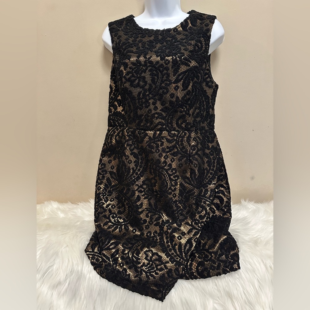 Forever 21 Embroidered Asymmetric Dress